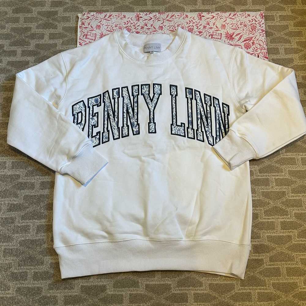 Penny Linn Appliqué Sweatshirt Sz XS NWOT